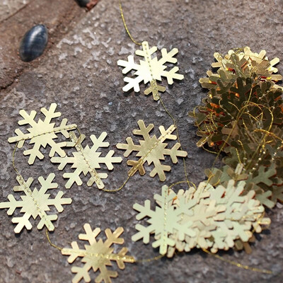 1gab Mākslīgā sniegpārsliņu papīra vītnes DIY sienas griestiem piekarināms reklāmkarogs ziemas saldētavas ballītes dekors Ziemassvētku rotājumi