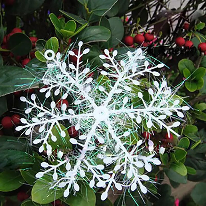 36 kom/set božićnih ukrasa u obliku pahuljica. Novost DIY ukrasni dodaci u obliku pahuljica. Viseći ukrasi. Pribor za zabavu