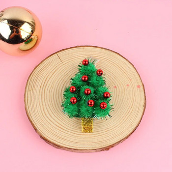 2 Χριστουγεννιάτικα γκλίτερ φιόγκο καρτούν άλκες Χριστουγεννιάτικο δέντρο γιορτινά δώρα Χαριτωμένα αξεσουάρ μαλλιών για χριστουγεννιάτικες φουρκέτες