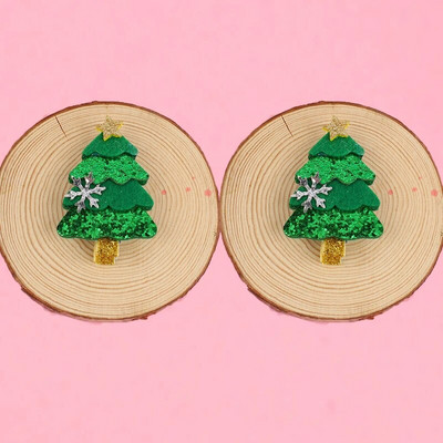 2 božićna svjetlucava mašna crtani los Božićno drvce blagdanski darovi Slatka božićna ukosnica dodaci za kosu