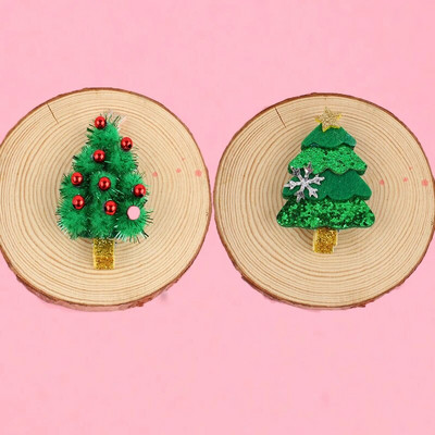 2 božićna svjetlucava mašna crtani los Božićno drvce blagdanski darovi Slatka božićna ukosnica dodaci za kosu