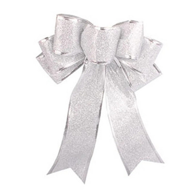 Veliki božićni ukras s mašnom, vintage mašna, vrpca, privjesak, vijenac za božićno drvce, viseći ukrasi za kućnu zabavu