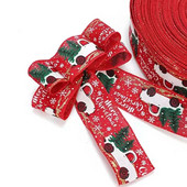 Božićna platnena vrpca 5/6,3*200 cm Djed Božićnjak Poklon kutija Božićna vrpca Žičana božićna jelka Auto Božićni ukrasi Potrepštine za zabavu