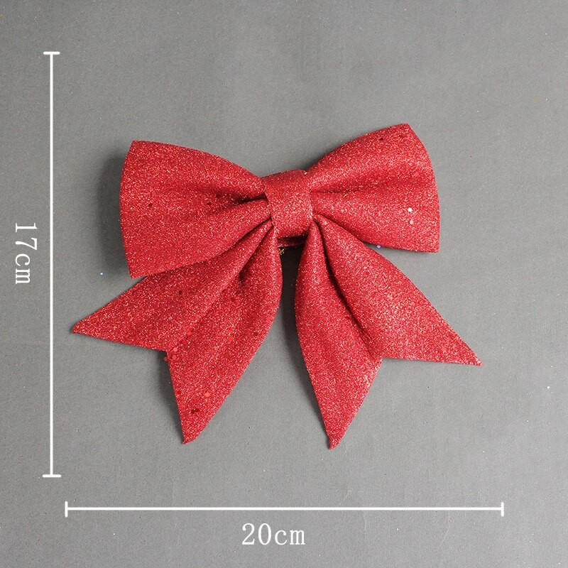 Božićne mašne Diy Dekoracije za zabave Ukrasi za božićno drvce Privjesci Poklon kutije Pribor