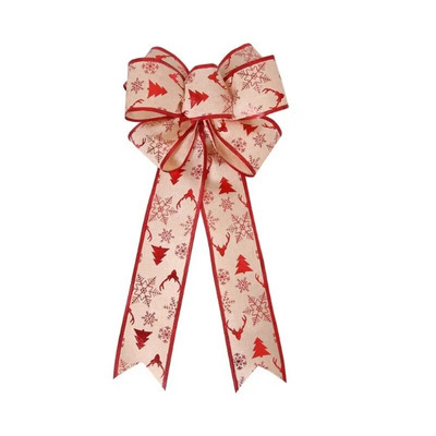 Božićni ukrasi 43CM leptir mašna za božićno drvce Dekoracija božićnih potrepština za Dan zahvalnosti Novogodišnja 2024. dekoracija Božićne leptir mašne