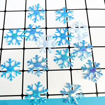 300 τεμ./Παρτίδα Χριστουγεννιάτικη διακόσμηση με νιφάδες χιονιού Glitter κομφετί Τραπέζι κομφετί Φωτογραφικά στηρίγματα Προμήθειες για το χριστουγεννιάτικο φεστιβάλ
