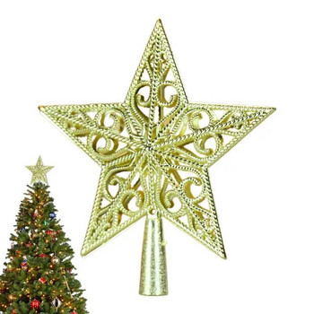 Christmas Tree Topper преносим Christmas Tree Top Star за многократна употреба творчески висулки за дърво декоративни коледни орнаменти за дърво