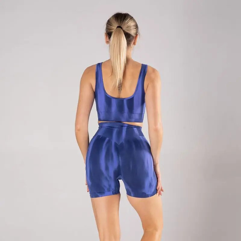 2vnt Moteriškas besiūlis jogos rinkinys, dviejų dalių komplektas, moteriška apranga, sportinė apranga, moteriškas kostiumas aukštu juosmeniu, sportinė liemenėlė, antblauzdžiai, kūno rengybos treniruokliai