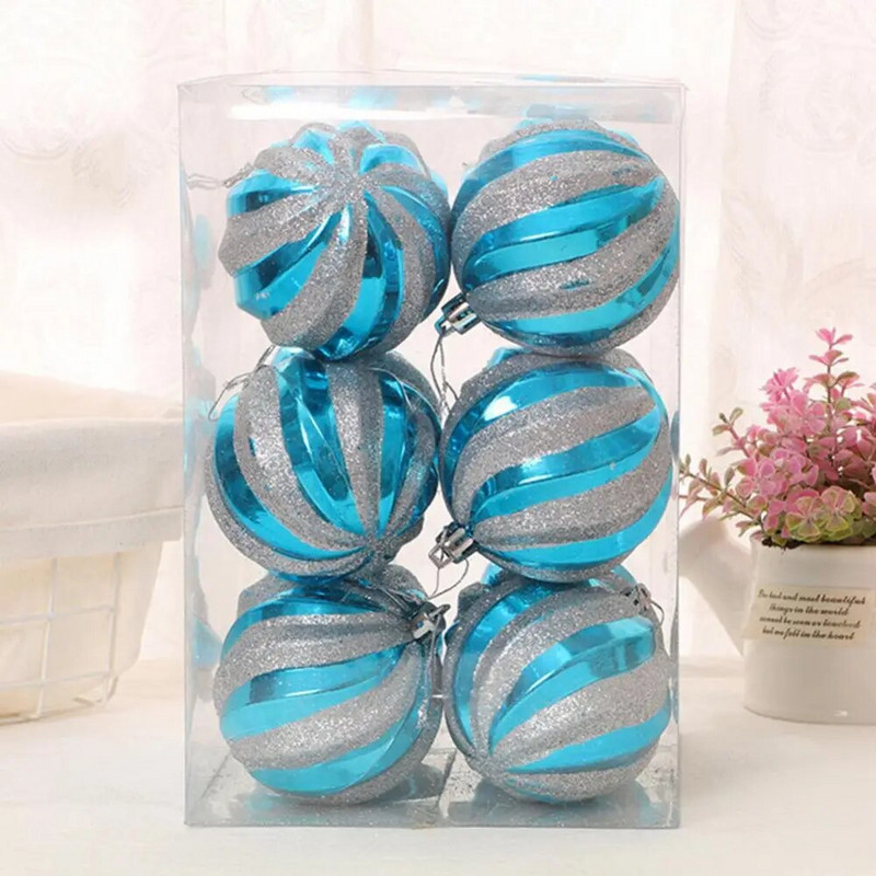 12vnt Kalėdiniai papuošalai Ball Party Vestuvių eglutė kabantis papuošalas