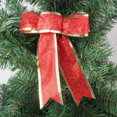 5 komada svjetlucave vrpce s mašnama za Božićne mašne za vijence Božićni ukrasi za uređenje doma