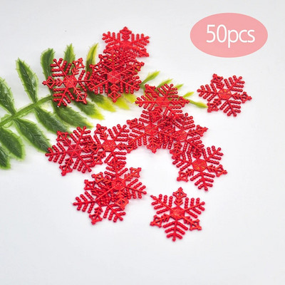 50 gab Ziemassvētku sniegpārsla stikla logs bērnu istaba Ziemassvētku sienas uzlīmes Ziemassvētku rotājumi 2021 Jaunais gads