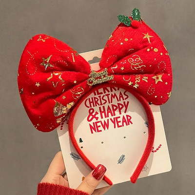 2023. Nova božićna traka za kosu s jelenjim rogovima Ženska traka za kosu Djeda Božićnjaka Pokrivala za glavu Blagdanska haljina Traka za kosu Traka za kosu Pokrivala