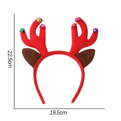 Božićna traka za glavu Dekoracija za djecu Odrasle Slatki Djed Božićnjak Elk Xmax Dodaci za kosu Rekvizit za kostime Božićni ukrasi 2023 Navidad