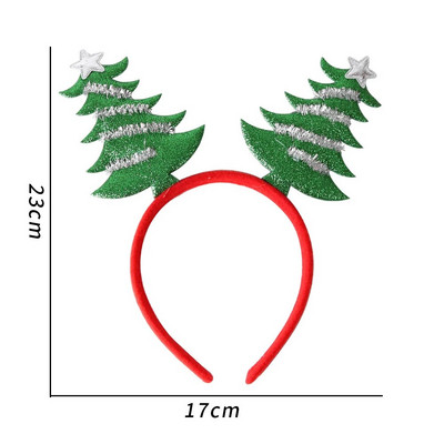 Božićna traka za glavu Dekoracija za djecu Odrasle Slatki Djed Božićnjak Elk Xmax Dodaci za kosu Rekvizit za kostime Božićni ukrasi 2023 Navidad