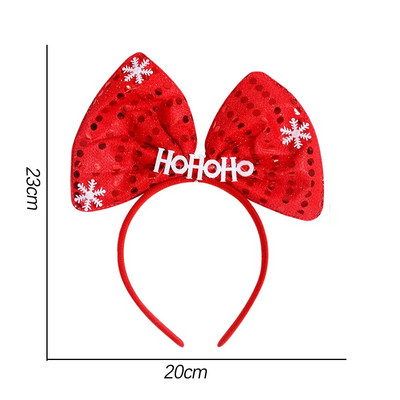 Božićna traka za glavu Dekoracija za djecu Odrasle Slatki Djed Božićnjak Elk Xmax Dodaci za kosu Rekvizit za kostime Božićni ukrasi 2023 Navidad