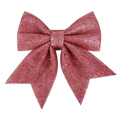 Božićna mašna Viseći ukrasi za božićno drvce DIY vijenac Bowknot Xmas Noel Navidad Decorations 2024 Nova godina Poklon Omot za poklon