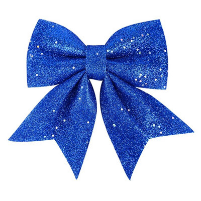 Božićna mašna Viseći ukrasi za božićno drvce DIY vijenac Bowknot Xmas Noel Navidad Decorations 2024 Nova godina Poklon Omot za poklon