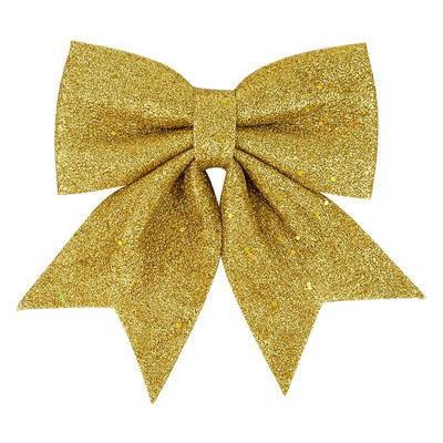 Božićna mašna Viseći ukrasi za božićno drvce DIY vijenac Bowknot Xmas Noel Navidad Decorations 2024 Nova godina Poklon Omot za poklon