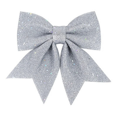 Božićna mašna Viseći ukrasi za božićno drvce DIY vijenac Bowknot Xmas Noel Navidad Decorations 2024 Nova godina Poklon Omot za poklon