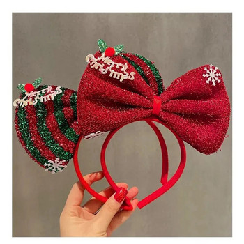 2024 New Christmas Sen Deer Horn Hair Band Headwear Hair Band Headwear Santa Claus Γιορτινό φόρεμα Headband Hair Band Headwear