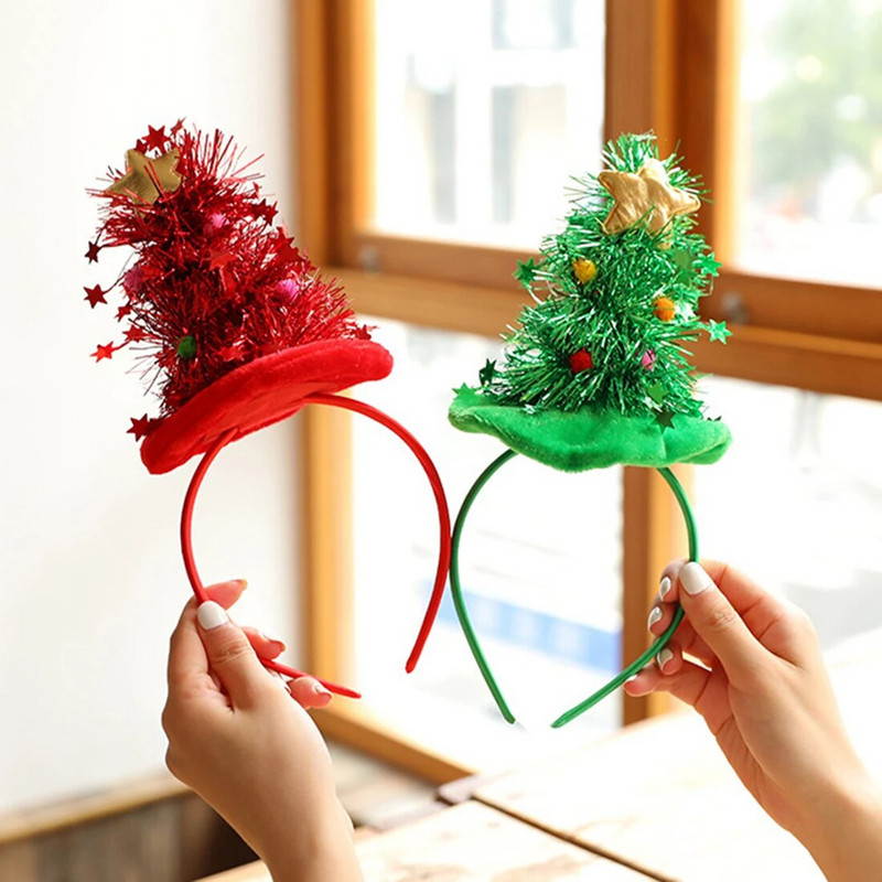 Božićni obruč za kosu po izboru sa svjetlima Personalizirani rekviziti za odijevanje Savršene božićne potrepštine Božićni ukrasi 2024.