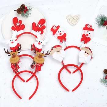 Χριστουγεννιάτικες κορδέλες κεφαλής τάρανδος Χαριτωμένα παιδικά κέρατα για ενήλικες Χριστουγεννιάτικα χριστουγεννιάτικα στολίδια για πάρτι Masquerade Cosplay