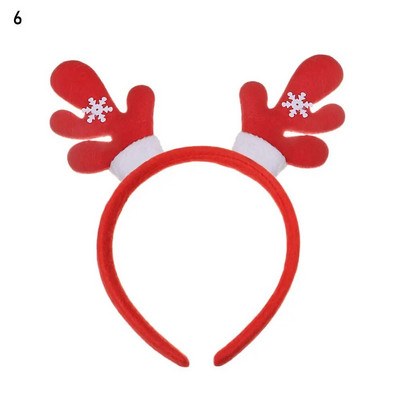 Božićne trake za glavu Pokrivala za glavu sa sobovima Slatka dječja rogova za odrasle Božićna traka za kosu Božićni ukrasi za zabavu pod maskama Cosplay