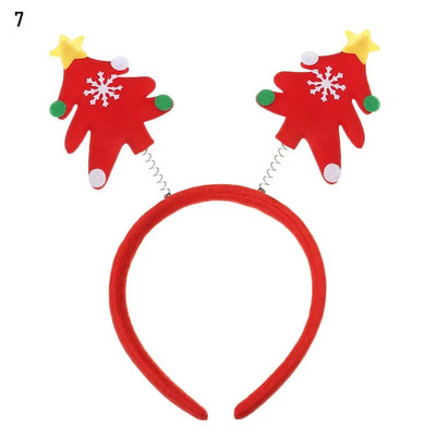 Božićne trake za glavu Pokrivala za glavu sa sobovima Slatka dječja rogova za odrasle Božićna traka za kosu Božićni ukrasi za zabavu pod maskama Cosplay