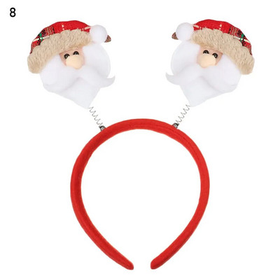 Božićne trake za glavu Pokrivala za glavu sa sobovima Slatka dječja rogova za odrasle Božićna traka za kosu Božićni ukrasi za zabavu pod maskama Cosplay