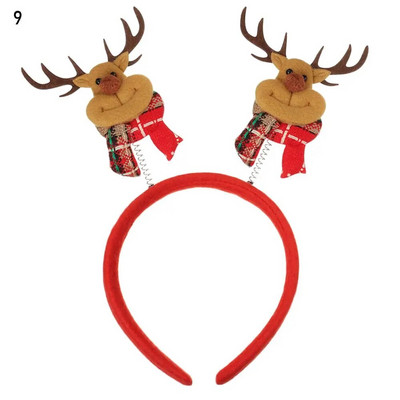 Božićne trake za glavu Pokrivala za glavu sa sobovima Slatka dječja rogova za odrasle Božićna traka za kosu Božićni ukrasi za zabavu pod maskama Cosplay
