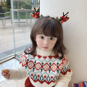 Χριστουγεννιάτικη Διακόσμηση Κοριτσάκι χριστουγεννιάτικο νιφάδα χιονιού Αντιολισθητικό πάρτι με κορδέλα μαλλιών