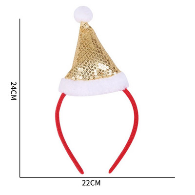 Boldog karácsonyt fejpántok Xmas Tree Deep Star Mikulás Bling Gyerekek Fejpántok Felnőtteknek Hajkiegészítők Barkácsolás karácsonyi parti dekoráció