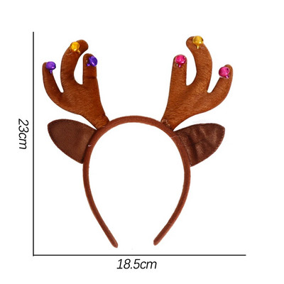 Boldog karácsonyt fejpántok Xmas Tree Deep Star Mikulás Bling Gyerekek Fejpántok Felnőtteknek Hajkiegészítők Barkácsolás karácsonyi parti dekoráció