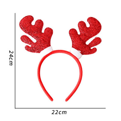 Boldog karácsonyt fejpántok Xmas Tree Deep Star Mikulás Bling Gyerekek Fejpántok Felnőtteknek Hajkiegészítők Barkácsolás karácsonyi parti dekoráció