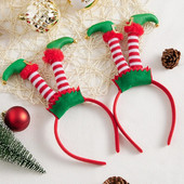 Božićne patuljačke trake za glavu Smiješne patuljačke trake za glavu Kostim Pokrivala za glavu Pokloni za zabavu za djecu i odrasle