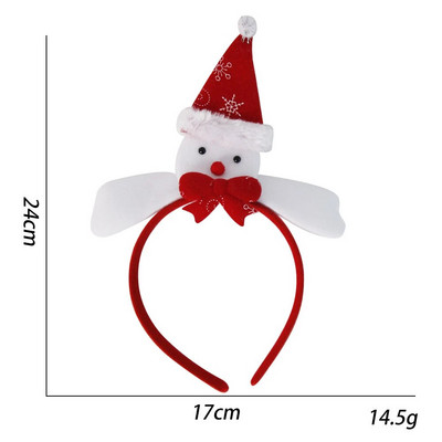 Božićna traka za glavu Girls Party Decoration Christmas Tree Headwear Pentagram Traka za glavu Božić