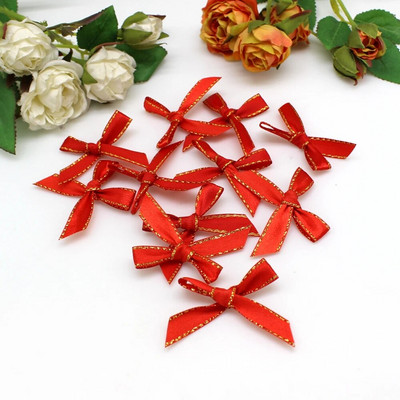 50 db/tétel karácsonyi szalag masnik barkács varrás ruházat kiegészítők haj esküvői dekoráció kézzel készített fesztivál nyakkendő