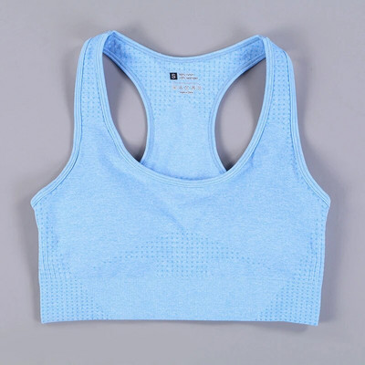 Sieviešu bezšuvju jogas komplekts Fitnesa apģērbs Sporta apģērbs Polsterēts sporta krūšturis ar augstu vidukli Vingrošanas legingi 2 daļīgs komplekts, kostīmi, 6 krāsu