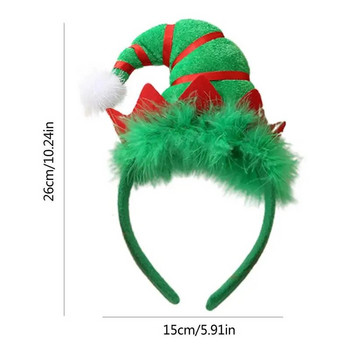 Christmas Light Up Headband Christmas Elf Headbands For Kids Χριστουγεννιάτικο Πρωτοχρονιάτικο πάρτι Μπομπονιέρες Δώρα Φωτογραφίες Αντικείμενα Χριστουγεννιάτικο πάρτι