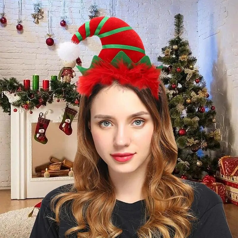 Jõuluvalgustusega peapael Jõulupäkapikupeapaelad lastele Jõulu-uusaastapidu soosib kingitusi Fotod Rekvisiidid Jõulupidu