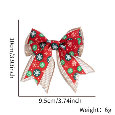 Male mašne od 10 cm Ukrasi s mašnama za božićno drvce Poklon Božićni ukras Božićni blagdani Unutarnji vanjski ukrasi