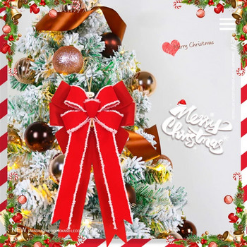1 τεμ. Μεγάλοι φιόγκοι Χριστουγεννιάτικο δέντρο Φιόγκος στολίδια Δώρο Δώρο Χριστουγεννιάτικου πάρτι Χριστουγεννιάτικη εορταστική διακόσμηση εξωτερικού χώρου