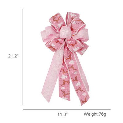 1 gab. Lieli loki Ziemassvētku eglītes bantīšu rotājumi Dāvanu dāvana ballītei Ziemassvētku noformējums Ziemassvētku brīvdienu iekštelpu āra dekors