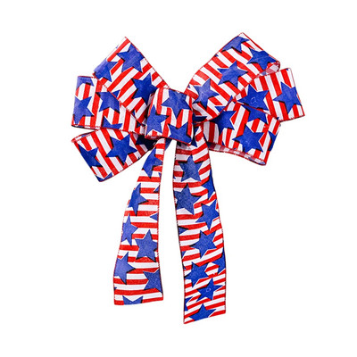 Dan neovisnosti Dan nezavisnosti Vijenac Zvijezda/automobil s velikom mašnom Dan neovisnosti Viseći vijenac za ulazna vrata, prozor, zidni ukras