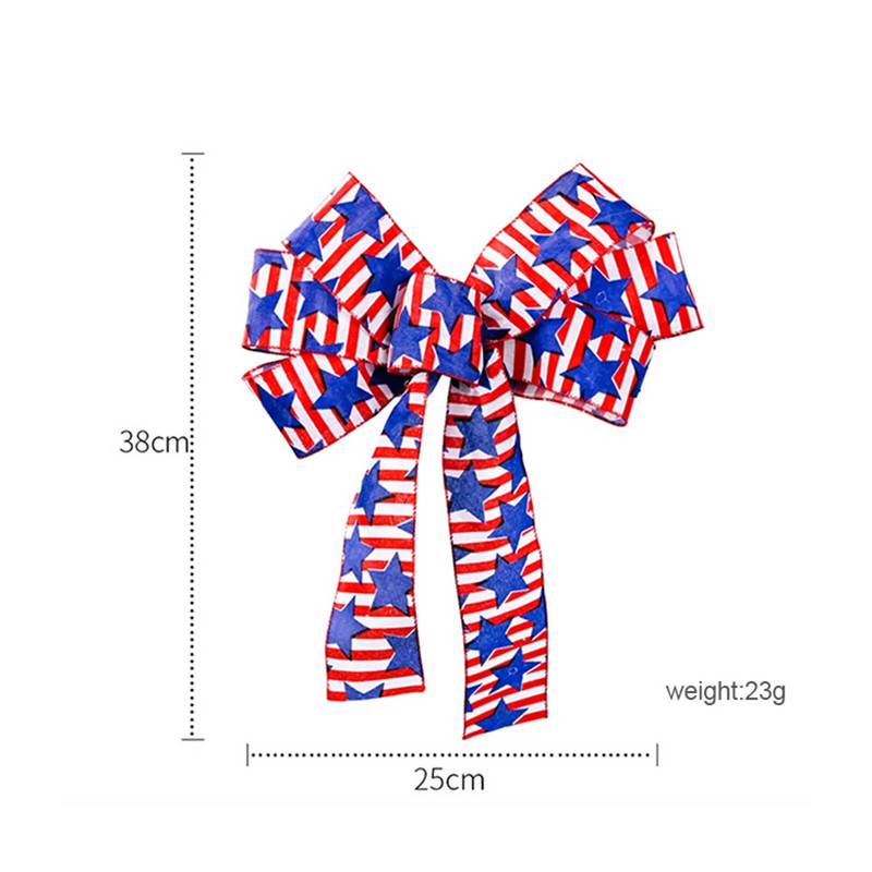 Dan neovisnosti Dan nezavisnosti Vijenac Zvijezda/automobil s velikom mašnom Dan neovisnosti Viseći vijenac za ulazna vrata, prozor, zidni ukras