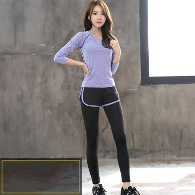 ženska sportska odjeća za jogu, trenirka, majice dugih rukava, trenirka + hlače, trčanje, trčanje, ležerno fitness, vježbanje, set za jogu, sportsko odijelo