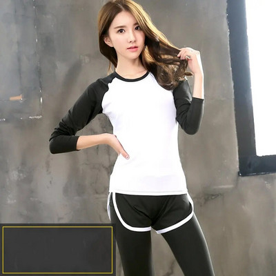 ženska sportska odjeća za jogu, trenirka, majice dugih rukava, trenirka + hlače, trčanje, trčanje, ležerno fitness, vježbanje, set za jogu, sportsko odijelo