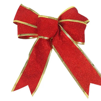 5 tk Suured jõuluvibud Kaunistused Jõulupuu Garland Vibusõlme Rippkaunistused Kodupeoks Kaminakaunistus 22x21cm