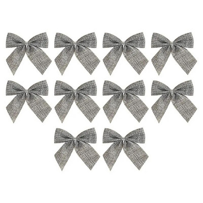 10KOM Božićne mašne Različiti stilovi Mašne Tkanina Božićno drvce Garland Dodaci Dekoracije za zabave