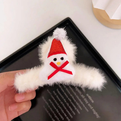 Ziemassvētku plīša matu sprādze Jauka aļņa spīļu saspraude Liela haizivs galvassega multfilma Raga galvas saite matu sprādze X-Mas dāvanu vairumtirdzniecība